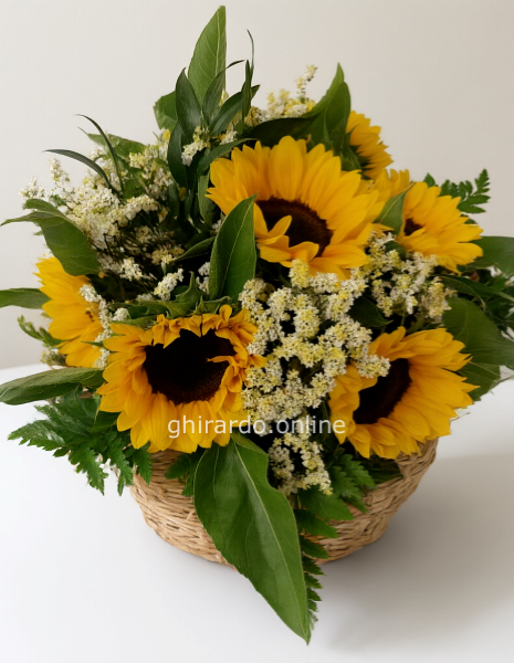 Bouquet di girasoli