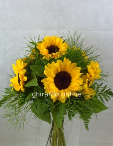 Bouquet di girasoli medio