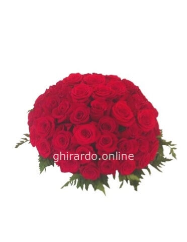 Centrotavola di rose rosse BASIC