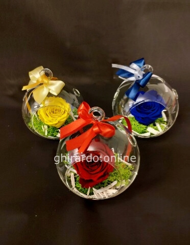 Sfera rosa stabilizzata