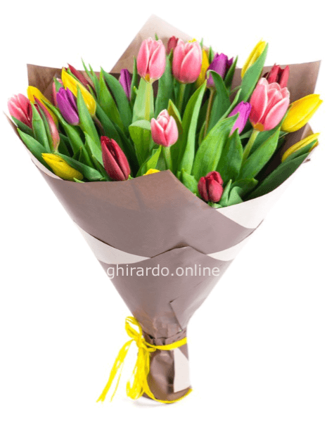 Bouquet di tulipani assortiti